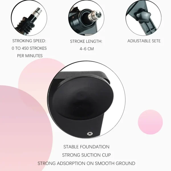 NEW Wired/ Wireless Sex Machine for Woman Adjustable Masturbating Pumping SexTooys for Men Adult Toys Upgrade Vibrator Dildo - Image 4