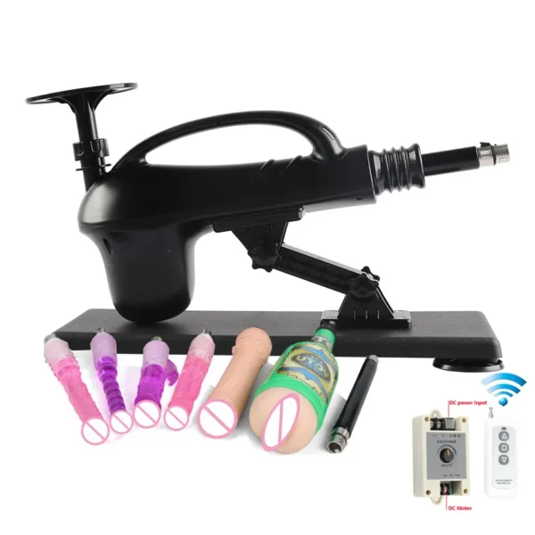 NEW Wired/ Wireless Sex Machine for Woman Adjustable Masturbating Pumping SexTooys for Men Adult Toys Upgrade Vibrator Dildo