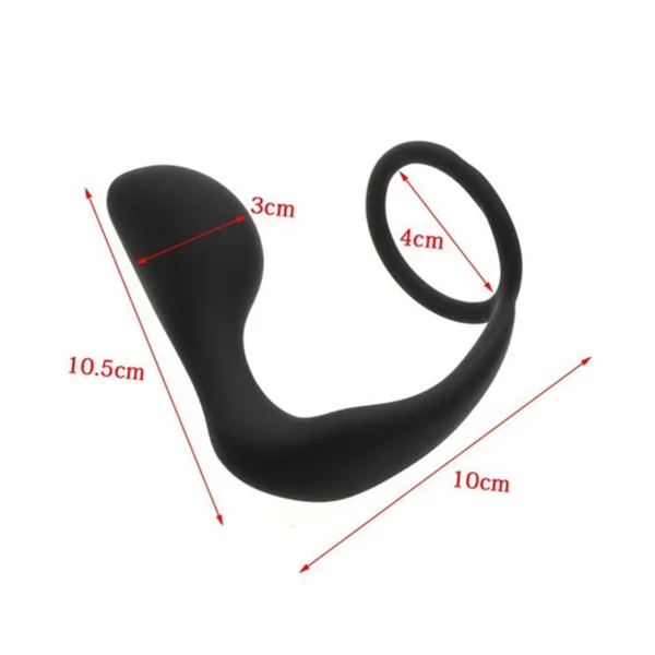 Male Anal Plug With Penis Ring Sex Toys G-spot Prostatic Massage Cock Ring Silicone Butt Plug Gay Sex Game Adult Supplies - Image 6
