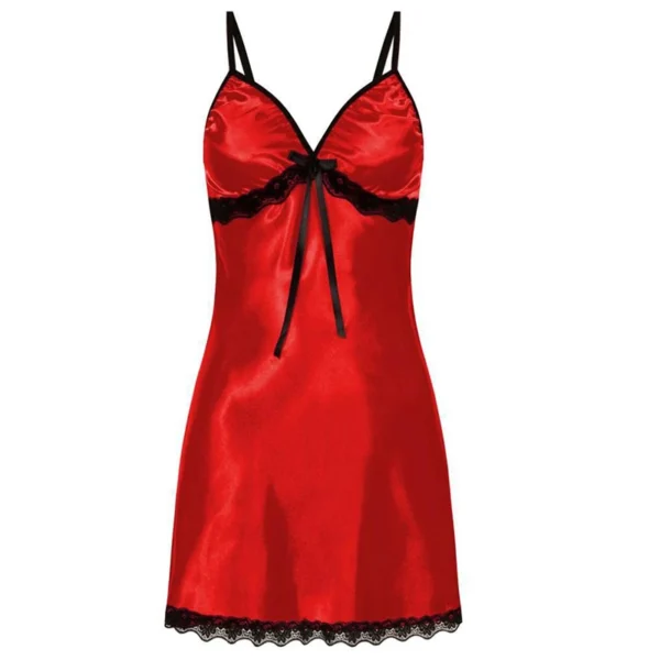 Women's Nightgown Sexy Sleepwear Silk Satin Nightwear Slip Dress Sleeveless Pajamas Sleepwear Plus Size Nightwear Comfortable - Image 2